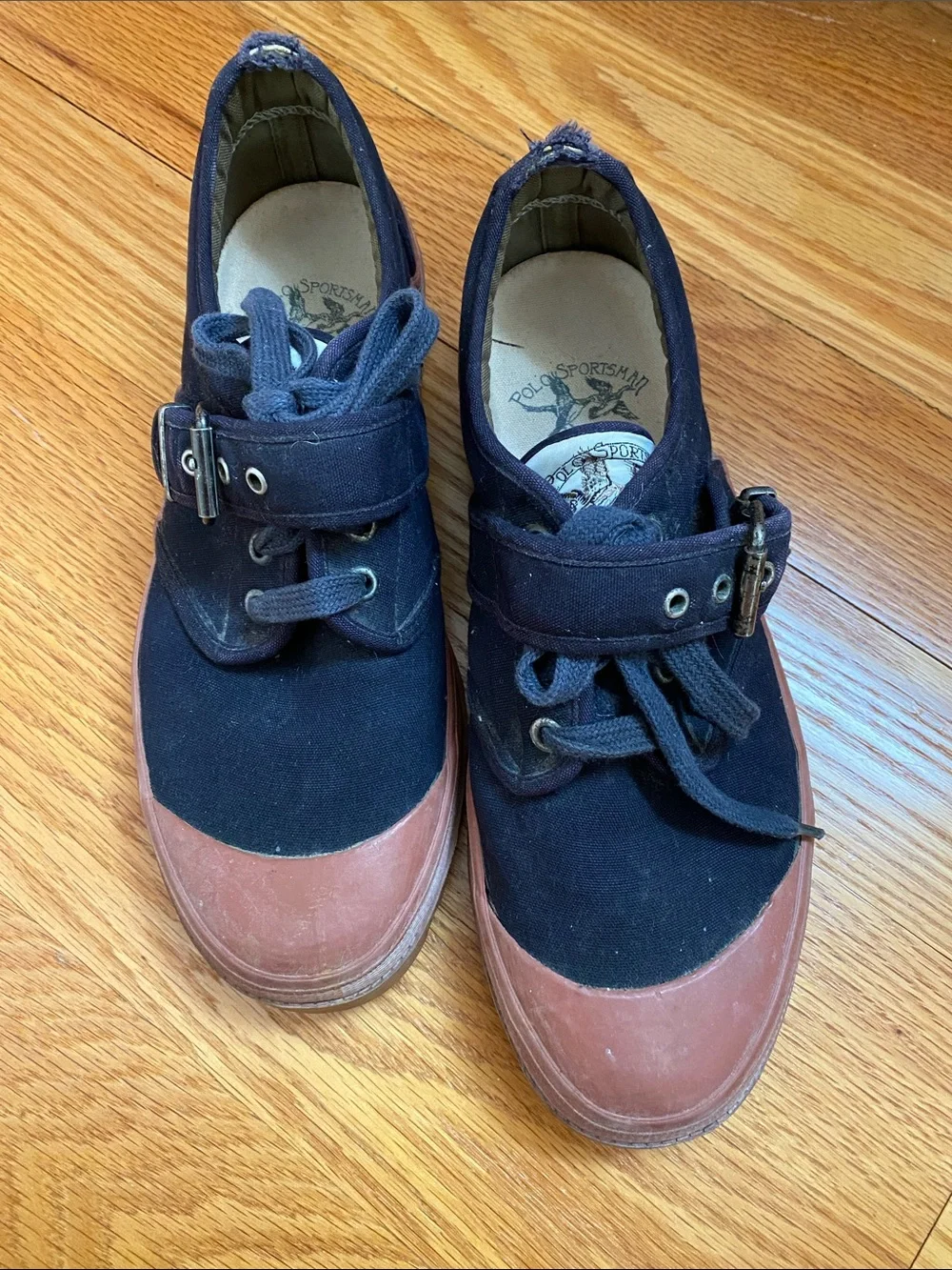 Vintage 90’s Polo Ralph Lauren Sportman buckle and tie shoe - Picture 1 of 9